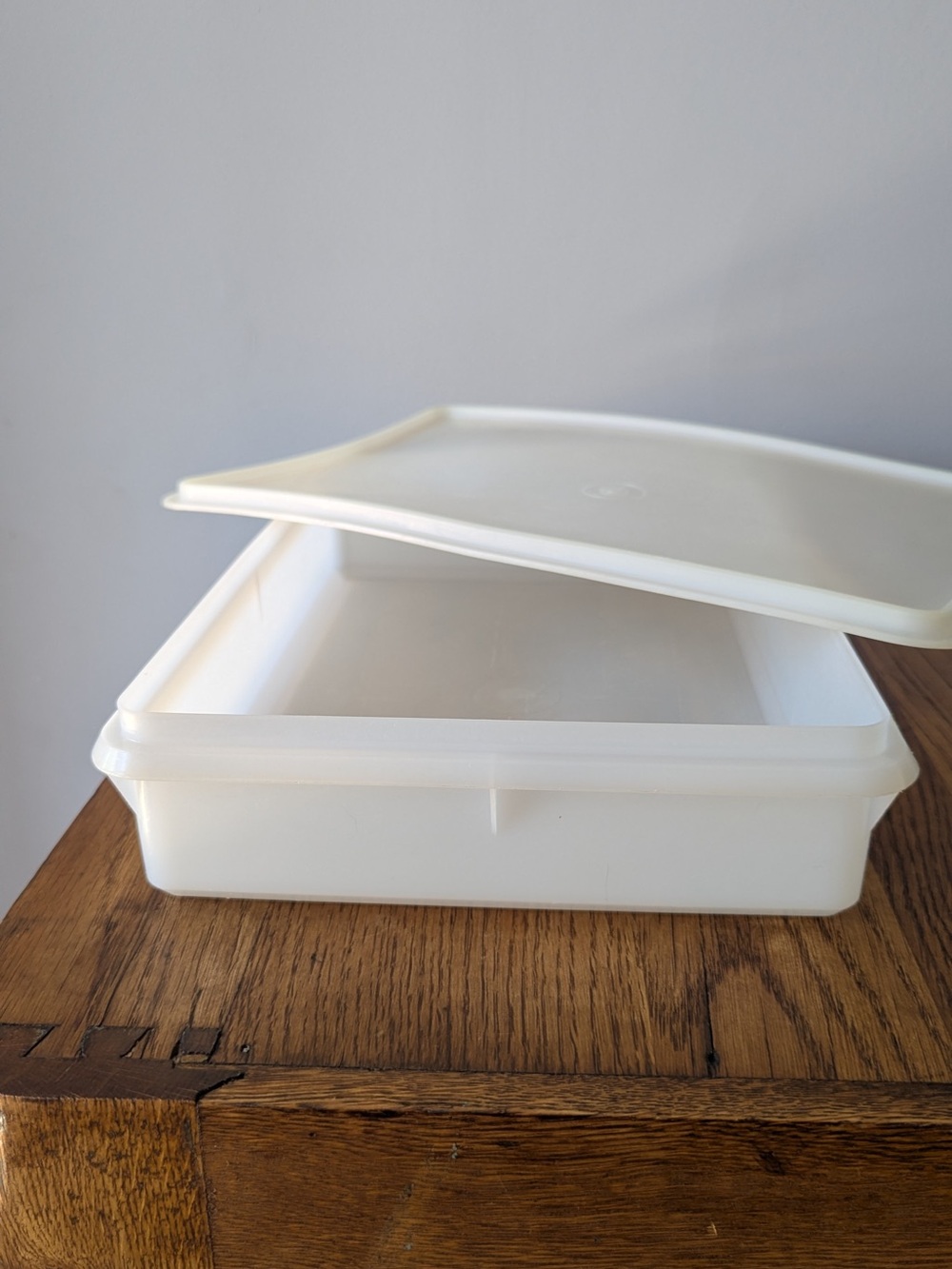 Vintage Tupperware 9x13 Storage Container 290 - Deli Meat Cheese Cake Keeper